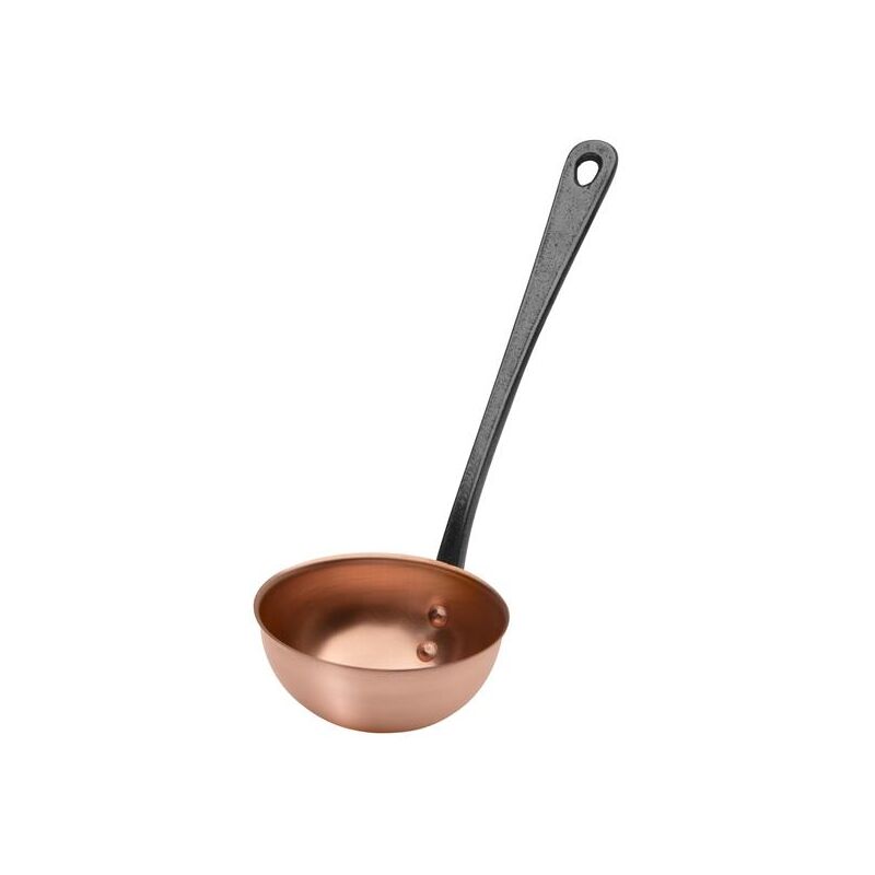 Copper Beating Bowl with cast iron handles