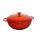 Cast iron stock pot - Dutch oven 26 x 9,5 cm - Round - Conical - 4 Liter - Red