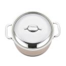 BAUMALU Bchef copper stockpot with lid induction Ø...