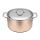 BAUMALU Bchef copper stockpot with lid induction Ø 24 cm H 13 cm 5,8 Liter