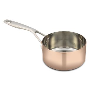 BAUMALU Bchef copper sauce pan induction Ø 16 cm H 8,5 cm 1,6 Liter
