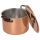 Tinned copper soup pot with lid Ø 24 cm 6 liters