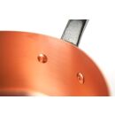 Copper saucepan for making caramel 16cm thick-walled - smooth