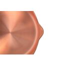 Copper saucepan for making caramel 16cm thick-walled - smooth