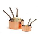 Tinned copper sauce pan Ø 12 cm Thick walled - Smooth