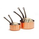 Tinned copper sauce pan Ø 12 cm Thick walled - Smooth