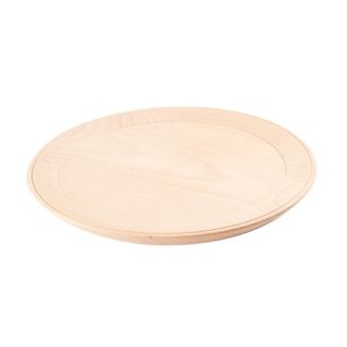 Wooden plate 24 cm