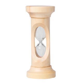 Hourglass Buxus wood 8,8 cm