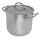 Professional stainless steel soup pot with lid Ø 28 cm H 26 cm 15 Liter