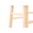Stool made of beech wood (round, 50cm high) Cuisine Romefort