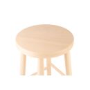Stool made of beech wood (round, 50cm high) Cuisine Romefort