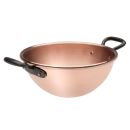 Copper Beating Bowl with cast iron handles Ø 20 cm 1,5 Liter