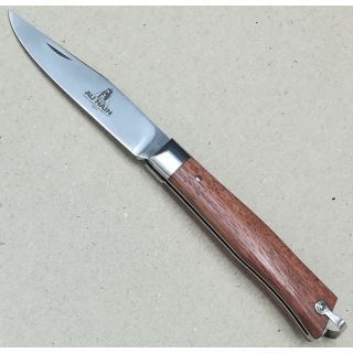 Pocket knife from France Rhône-Alpes - Alpin Bubinga wood Carbon steel