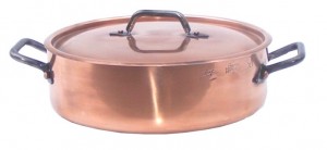 Tinned copper sauteuse